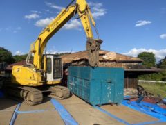 長野県茅野市　寒天倉庫　解体工事